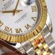 Swiss Made Copy Rolex 28mm Datejust ladies Watch Gold Roman Dial (4)_th.jpg